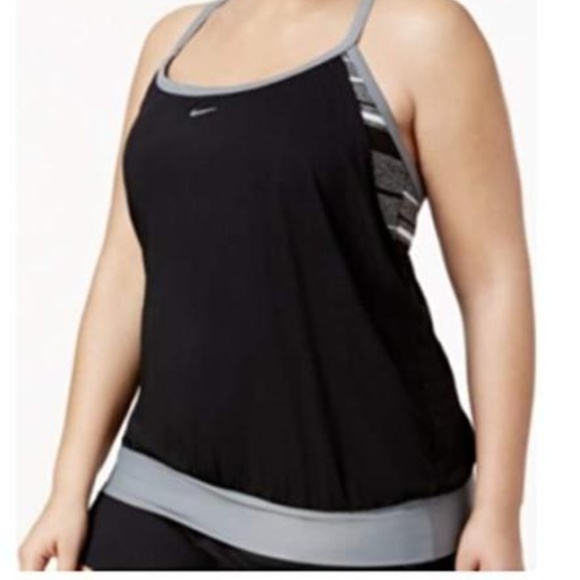 plus size nike swim top